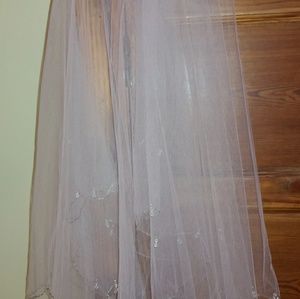 David's bridal swarovski crystal veil